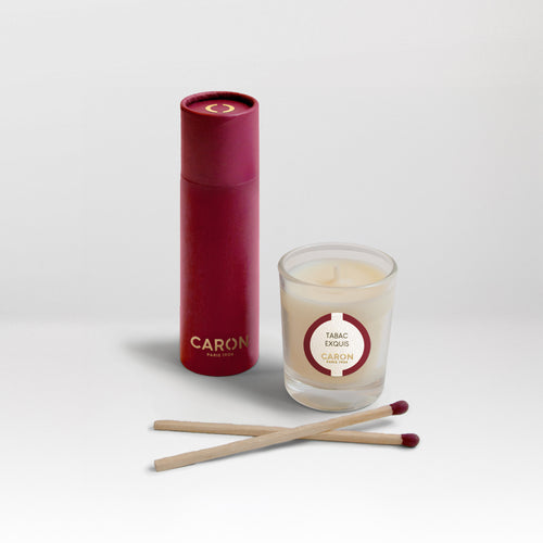 Bougie parfumée - Tabac Exquis et boite d'allumettes